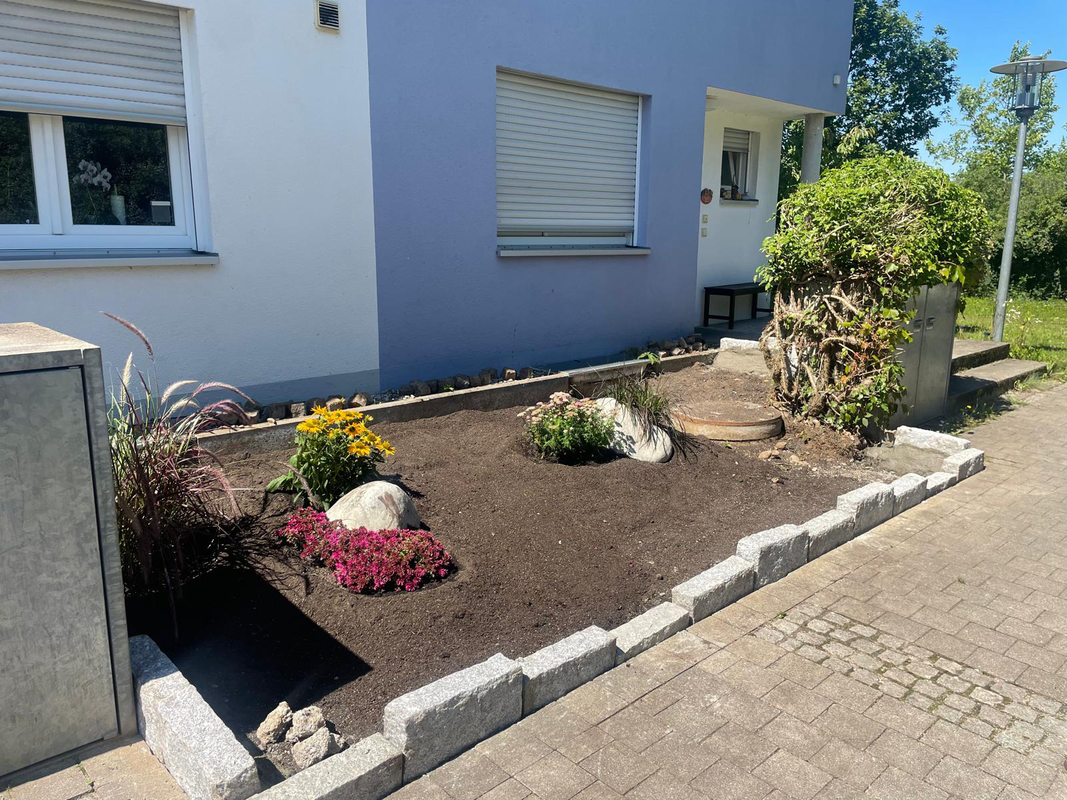 Neuanlage eines Sandbeetes 1